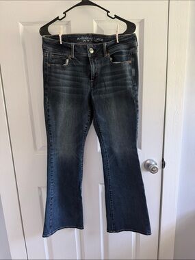 American Eagle Outfitters Dark Indigo Flare Jeans